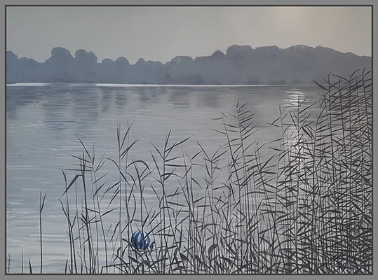 Maximilian Ostermann  | Wasserball am See	115cm x 85cm	2023
