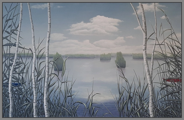 Maximilian Ostermann  | Die Annäherung	125cm x 80cm	2023