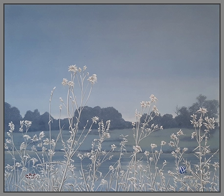 Maximilian Ostermann  | Wo bist Du?	115cm x 100cm	2023