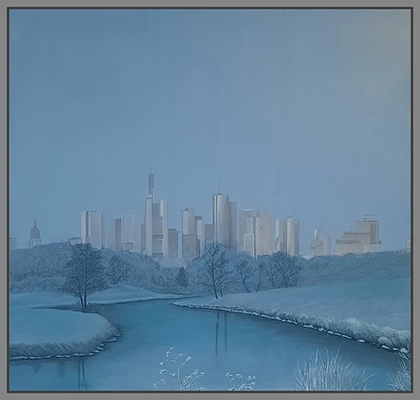 Maximilian Ostermann  |  Fuchsloch in Frankfurt	100cm x 95cm	2012