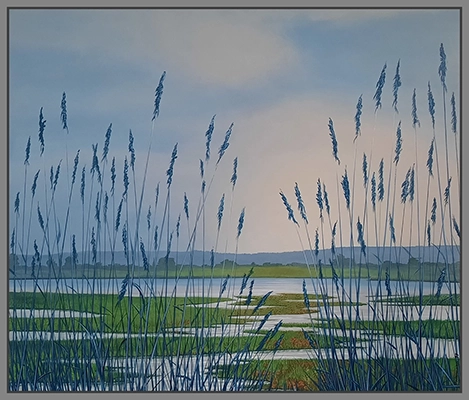 Maximilian Ostermann  |  Salzlacken am Neusiedlersee	100cm x 85cm	2019
