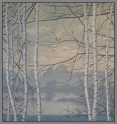 Maximilian Ostermann  |  Birken am See	90cm x 95cm	2020