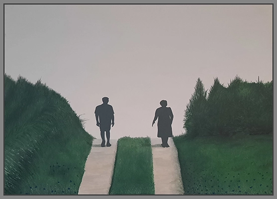 Maximilian Ostermann  |  Der Spaziergang	70cm x 50cm	2016