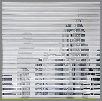 Maximilian Ostermann  |  Vertragsabschluss in Dubai	100cm x 105cm	2018