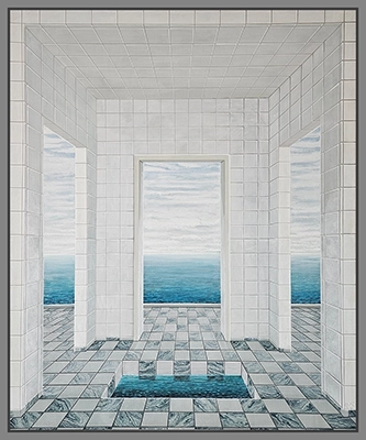 Maximilian Ostermann  |  Das kleine Becken	100cm x 120cm	2004