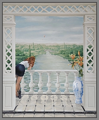 Maximilian Ostermann  |  In Erwartung	100cm x 120cm	2003