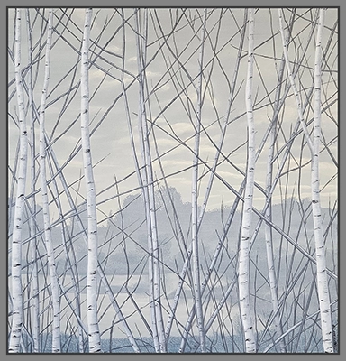 Maximilian Ostermann  |  Birkensee	90cm x 95cm	2020