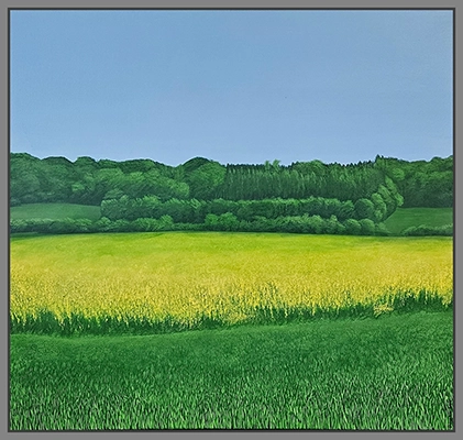Maximilian Ostermann  |  Fränkische Landschaft	100cm x 95cm	2012