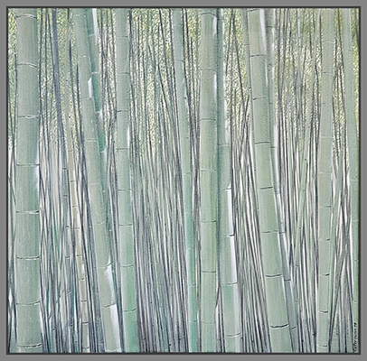 Maximilian Ostermann  |  Bambuswald	60cm x 60cm	2016