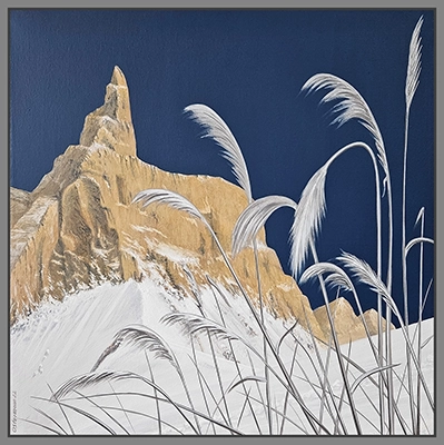 Maximilian Ostermann  |  Der Finger Gottes	60cm x 60cm	2022