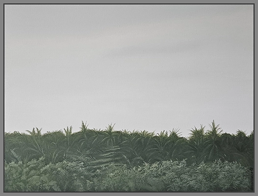 Maximilian Ostermann  |  Asiatischer Wald	80cm x 60cm	2015