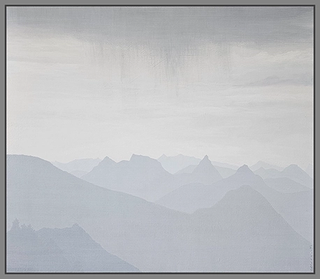 Maximilian Ostermann  |  Regen	80cm x 70cm	2015