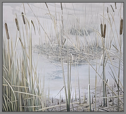 Maximilian Ostermann  | Am Fischweiher 100cm x 90cm 2020