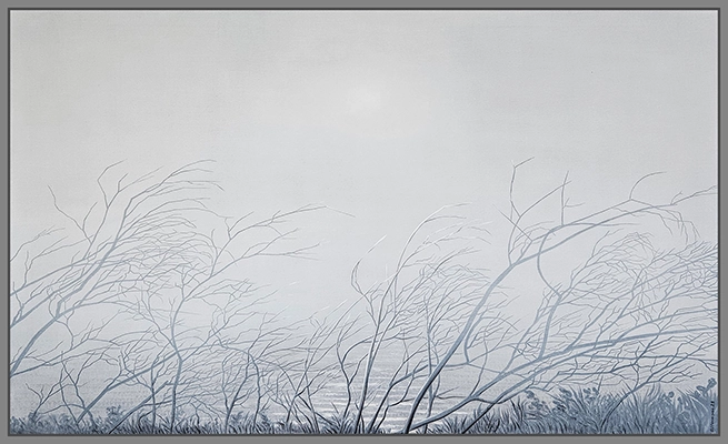 Maximilian Ostermann  | Nebel am See	125cm x 95cm 2023