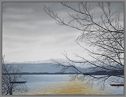 Maximilian Ostermann | Die Annäherung 150cm x 115cm 2019
