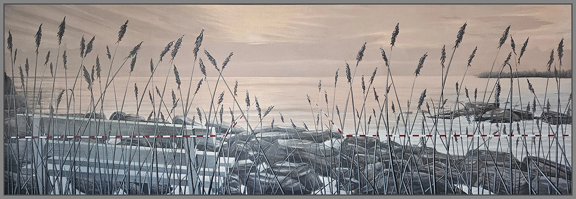 Maximilian Ostermann  | Tatort am Meer 250cm x 85cm 2021