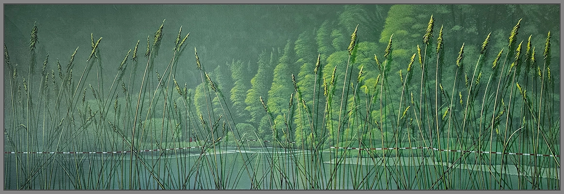 Maximilian Ostermann  | Wandern im Schwarzwald 250cm x 85cm 2021