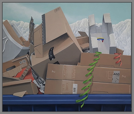Maximilian Ostermann | Öffnen und Verbergen 100cm x 97cm 2024